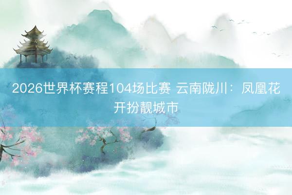 2026世界杯赛程104场比赛 云南陇川：凤凰花开扮靓城市